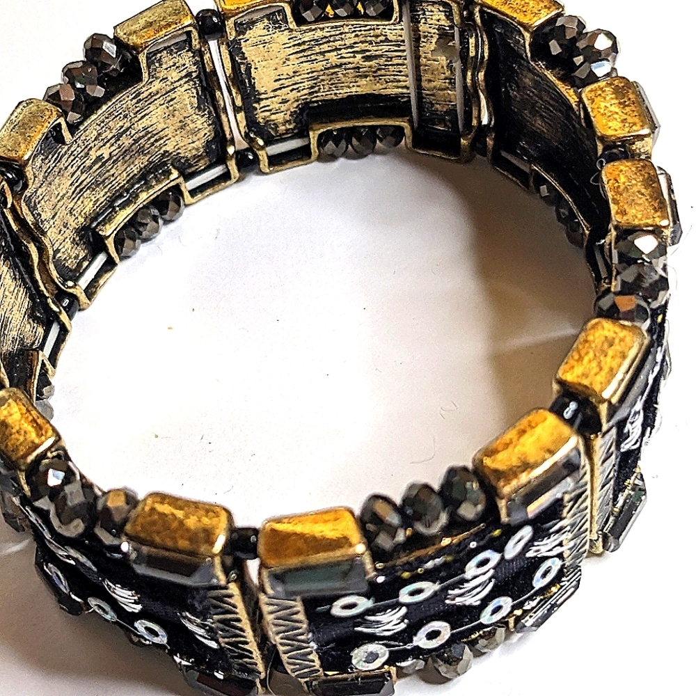 NWT 7 Charming Sisters Stretch "Terracotta Bracelet" - Picture 3 of 4